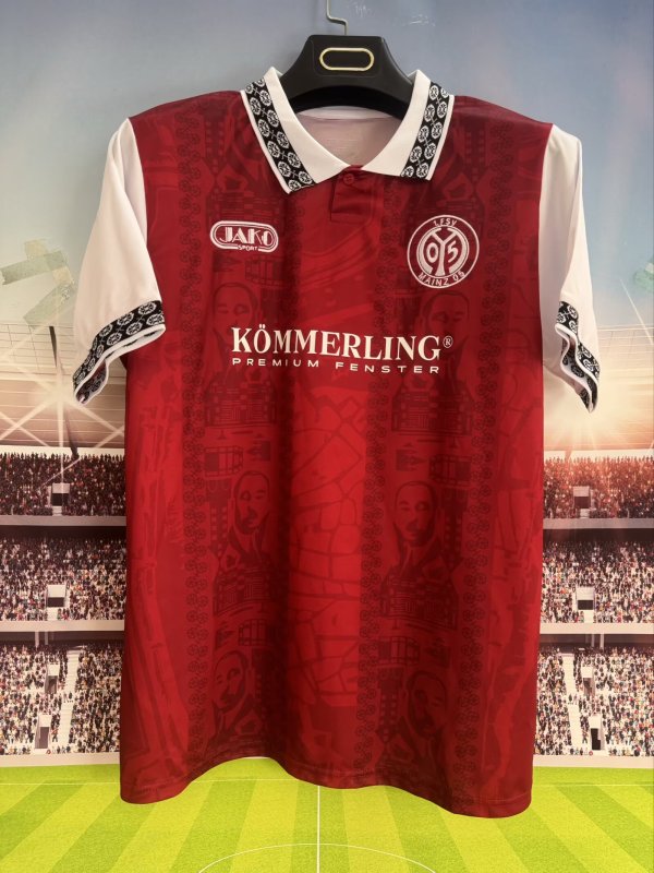 25-26 Mainz Red Special Edition Fans Soccer Jersey