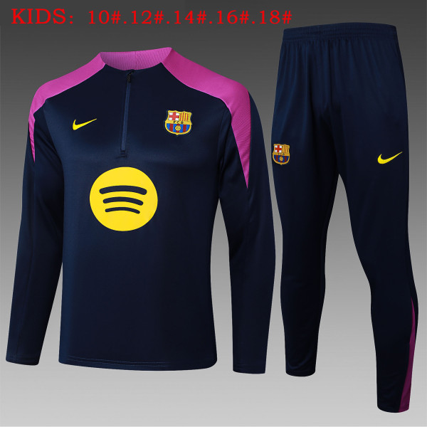 25-26 BAR High Quality Kids Half Pull Tracksuit