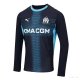 25-26 Marseille Away Long Sleeve Fans Soccer Jersey
