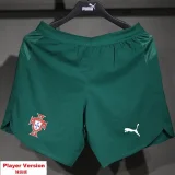 25-26 Portugal Home Player Version Shorts Pants (High Quality)(球员短裤)