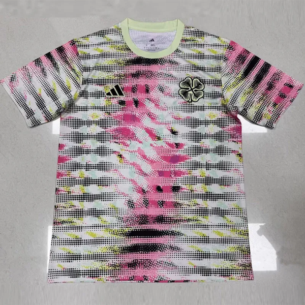 25-26 Celtic Pink White Training shirts 1:1 Thai Quality