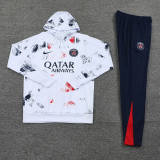 24-25 PSG White Hoodie Tracksuit (卫衣套装)