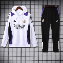24-25 RMA White Hoodie Tracksuit (卫衣套装)