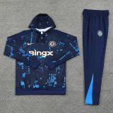 24-25 CHE Royal blue Hoodie Tracksuit (卫衣套装)