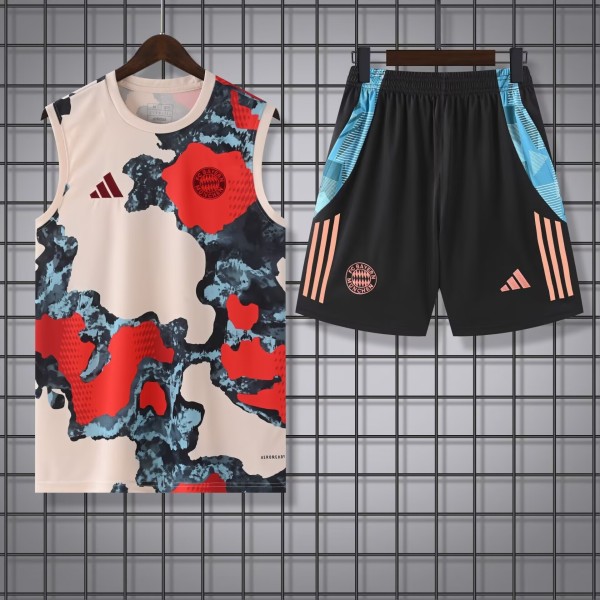 25-26 Bayern High Quality Kids Tank Top And Shorts Suit