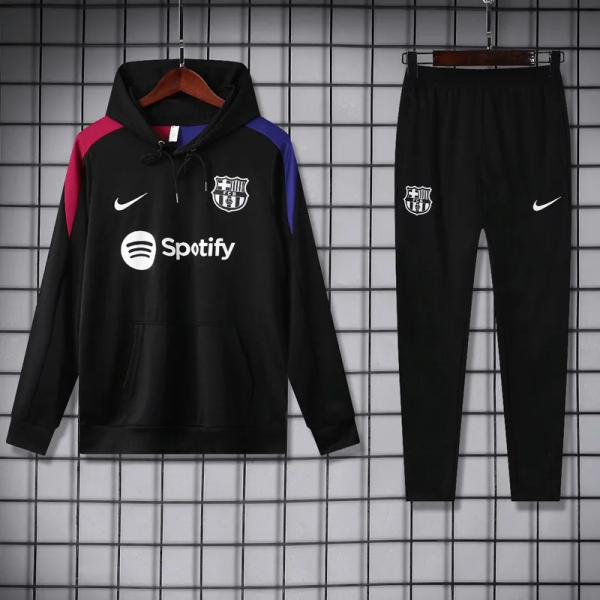 24-25 BAR Black Hoodie Tracksuit (卫衣套装)
