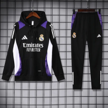 24-25 RMA Black Hoodie Tracksuit (卫衣套装)