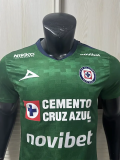 25-26 Cruz Azul Green Goalkeeper Player Version Soccer Jersey 1:1 Thai Quality
