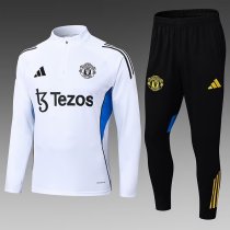 25-26 Man Utd High Quality Half Pull Tracksuit