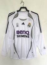 2006-2007 RMA Home Long Sleeve Retro Soccer Jersey