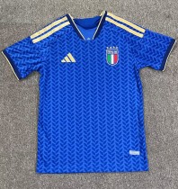 25-26 Italy Home Fans Soccer Jersey 1:1 Thai Quality