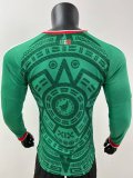 25-26 Mexico Home Long sleeves Player Version Soccer Jersey 1:1 Thai Quality