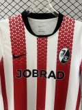 25-26 Freiburg Home Fans Soccer Jersey 1:1 Thai Quality