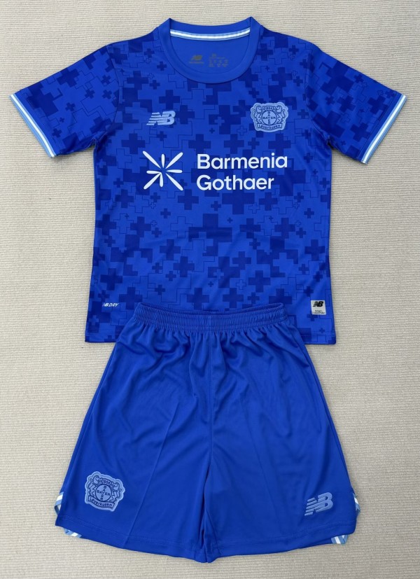 25-26 LeverKusen Third Kids Soccer Jersey 1:1 Thai Quality