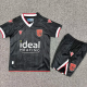 25-26 West Bromwich Third Kids Soccer Jersey 1:1 Thai Quality