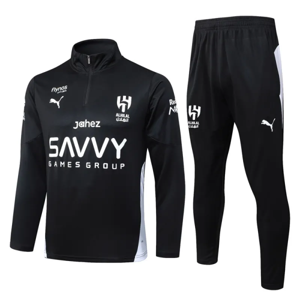 25-26 Al-Hilal High Quality Half Pull Tracksuit