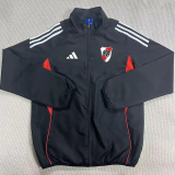 25-26 River Plate Black Windbreaker