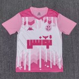 25-26 Tunisia Pink Special Edition Training shirts 突尼斯