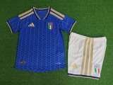 25-26 Italy Home Player Version Kids Soccer Jersey (球员童装)