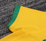 2006 Brazil Home Retro Kids Soccer Jersey