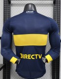 25-26 Boca Juniors Home Long sleeves Player Version Soccer Jersey