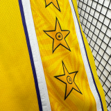 Lakers DONCIC #77 Yellow Top Quality Hot Pressing NBA Jersey(V领)