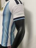 2026 World Cup Argentina Home Player Version Soccer Jersey