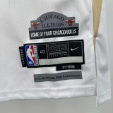 24-25 BULLS WHITE #0 White City Edition Top Quality Hot Pressing NBA Jersey