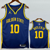 22-23 WARRIORS BUTLERIII #10 Blue Top Quality Hot Pressing NBA Jersey (Trapeze Edition) 飞人版