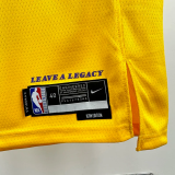 22-23 Lakers DONCIC #77 Yellow Top Quality Hot Pressing NBA Jersey(圆领)