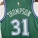 25-26 Dallas Mavericks THOMPSON #31 Green Retro Top Quality Hot Pressing NBA Jersey