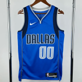 22-23 Dallas Mavericks CHRISTIE #00 Blue Top Quality Hot Pressing NBA Jersey(V领)