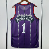 25-26 Raptors McGRADY #1 Purple Retro Top Quality Hot Pressing NBA Jersey