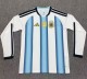 2026 World Cup Argentina Home Long Sleeve Fans Soccer Jersey