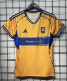 25-26 Tigres UANL Home Women Fans Soccer Jersey