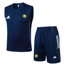 25-26 Al-Nassr Juniors High Quality Tank Top And Shorts Suit