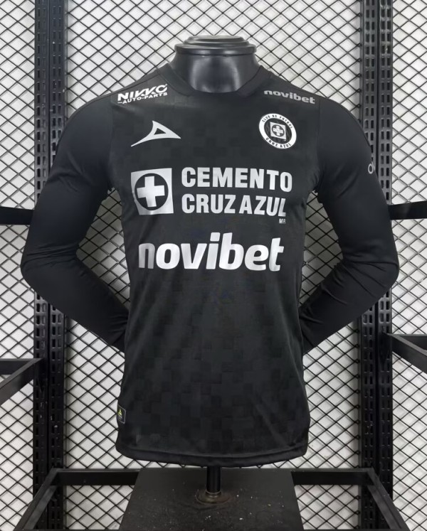 25-26 Cruz Azul Third Long Sleeve Player Version Soccer Jersey*长袖球员