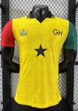 25-26 Ghana Yellow Special Edition Player Version Soccer Jersey