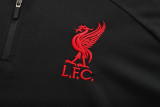 25-26 Liverpool High Quality Kids Half Pull Tracksuit