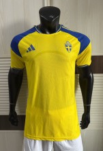 2026 Sweden Home Player Version Soccer Jersey
