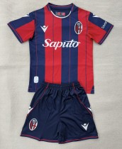 25-26 Bologna Home Kids Soccer Jersey