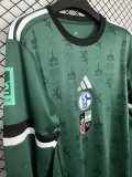 25-26 Schalke 04 150th Anniversary Commemorative Edition Long sleeves Fans Soccer Jersey