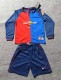 1999 BAR Home 100th Anniversary Version Long sleeves Retro Kids Soccer Jersey