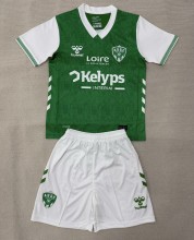 25-26 Saint Etienne Home Kids Soccer Jersey