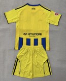 25-26 Real Oviedo Away Kids Soccer Jersey