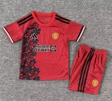 25-26 Man Utd Red Special Edition Kids Soccer Jersey