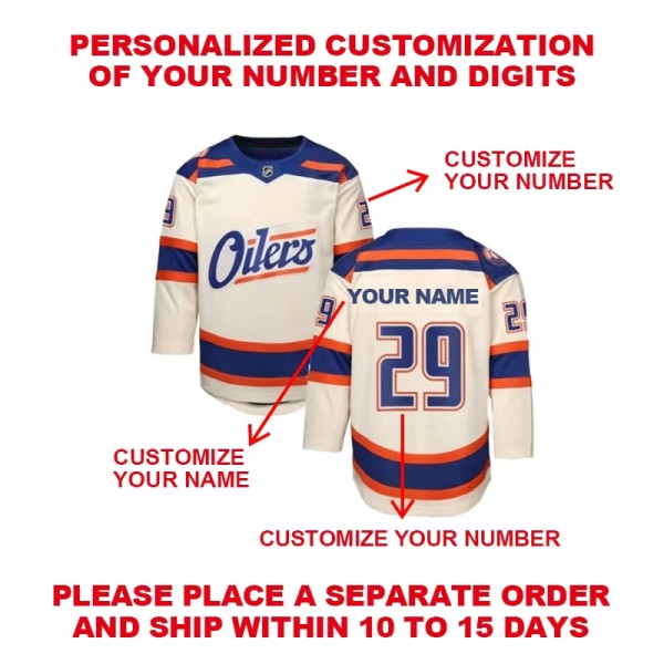 2025，2026 NHL Jersey Personalized Customization(10-15 days for Shipment, Please Remarks the Name and Number，Needs to be ordered Separately)