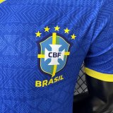 2026 Brazil Blue Special Edition Player Version Soccer Jersey