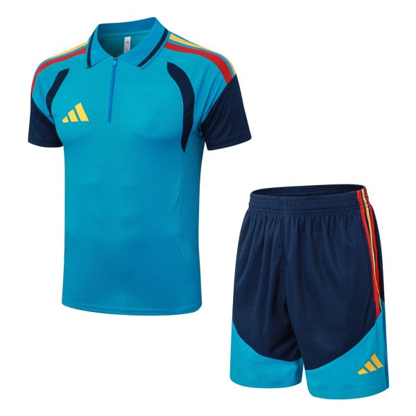 2026 AD Blue High Quality Player Version Training Short Suit (球员套装)