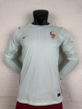 2026 France Away Long Sleeves Player Version Soccer Jersey*长袖球员